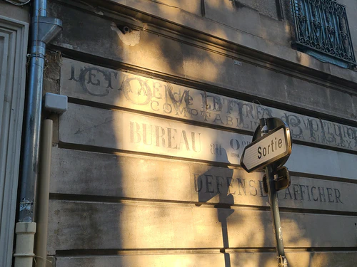 Ghost sign in Avignon