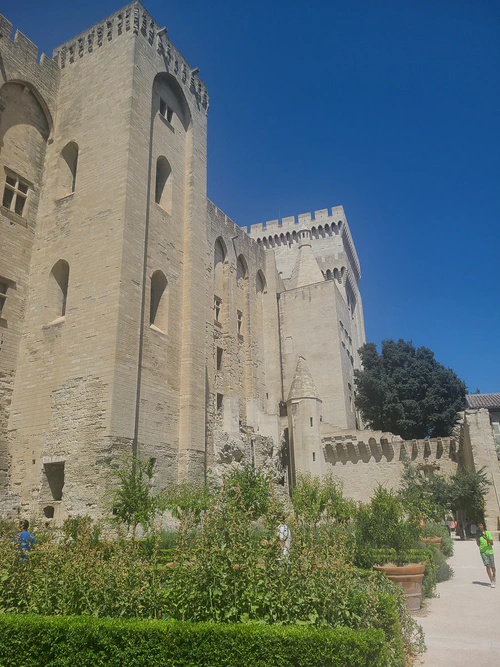 Touring the papal palace