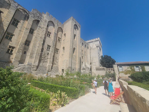 Touring the papal palace