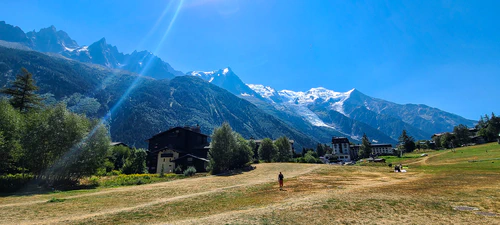 Stunning clear views of Mont Blanc