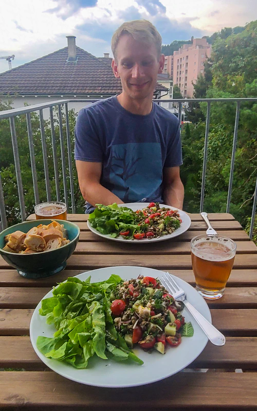 Another Zurich evening, another dinner on the terrasse