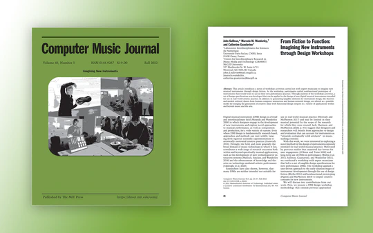 From Fiction to Function: New article in the Computer Music Journal